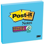 Karteczki Post-it Super Sticky 76x76mm bkitne (90), BKITNY