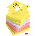 Karteczki Post-it Z-Notes 76x76mm (R330NR) mix kolorów (6x100)