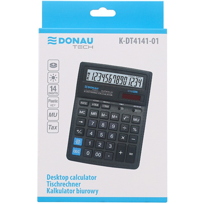 Kalkulator Donau Tech K-DT4141-01 czarny