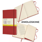 Notatnik Moleskine Classic M (11.5x18cm) kratka czerwony