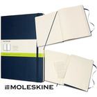 Notatnik Moleskine Classic XL (19x25cm) gadki niebieski