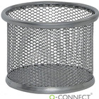Przybornik na biurko Q-Connect metalowy srebrny